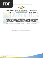 Plan de Control DE Calidad