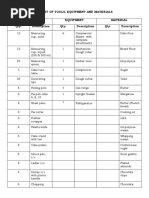 Form 6. Tools-Equip-Materials