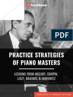 Practice of Piano Masters