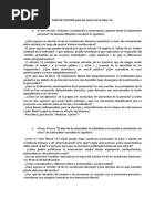 GUIA DE LECTURA para Los Textos de La Clase 12