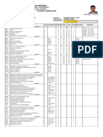 Avance Curricular: Universidad Nacional de Ingenieria