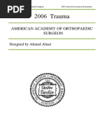 6002 Trauma: American Academy of Orthopaedic Surgeon