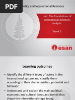Week 2 - International Relations Analysis