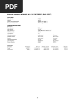 Internal Pressure Analysis Acc. To EN 13480-3 (Edit. 2017) : Input Data