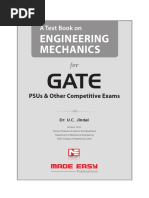 Engineering Mechanics For GATE - 2018