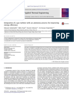 Integration of A Gas Turbine With An Ammonia Process For Improving Energy Efficiency