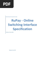 RuPay-Online Switching Interface Specification - V1.9 PDF