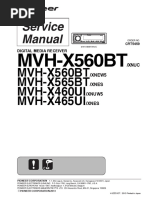 Pioneer MVH-X460, X465, X560, X565 - CRT5459 PDF