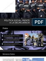 Politica Social Frente A La Delincuencia