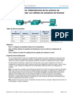 10.3.1.9 Lab - Managing Router Configuration Files With Terminal Emulation Software