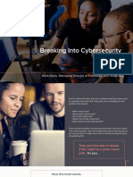 Breaking Into Cybersecurity PDF