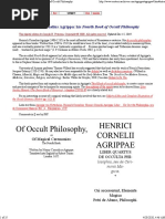 Heinrich Cornelius Agrippa - His Fourth Book of Occult Philosophy