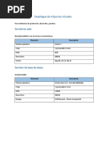 Especificaciones Técnicas - Infraestructura Tecnologica PDF