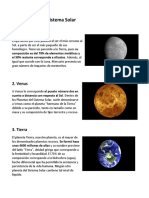 Los Planetas Del Sistema Solar