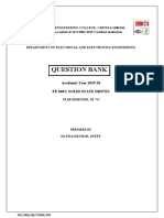 Question Bank: Sai Ram Engineering College, Chennai 600 044 An NBA Accredited & ISO 9001:2015 Certified Institution