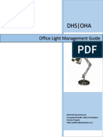 Dhs - Oha: Office Light Management Guide