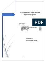 Management Information System Report