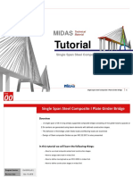 Single Span Steel Composite Plate Girder Bridge PDF