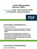 Media and Information Literacy (MIL)