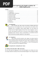 Unit 4. The Diachronic Approach To The English Vocabulary - The Middle English Period PDF