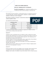 Ejercicios Sobre Párrafos de Comparación o Contraste