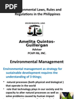 Environmental Laws, Rules and Regulations in The Philippines