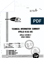 Apollo 10 As-505 Apollo Saturn 5 Space Vehicle Technical Information Summary