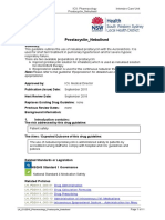 Drug Guideline: Prostacyclin - Nebulised