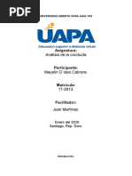 Tarea 3 de Analisis de La Conducta.