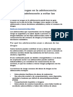 Abuso de Drogas en La Adolescencia