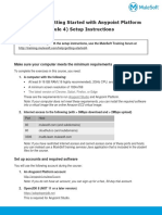 Mulesoft.U Getting Started With Anypoint Platform (Mule 4) Setup Instructions