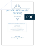 Fuentes Alternas de Energía