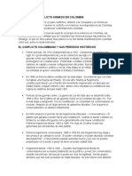 Historia Del Conflicto Armado en Colombia