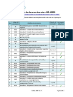 Lista de Documentacion Paquete de Documentos ISO 45001 ES