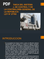 Ley 27785 Ley Orgánica Del Sistema Nacional de Control y