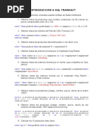 Ejercicios de SQL Transact UNC