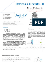 EDC-II Unit-4 Part 2 UJT, Photodiode, IR Emitters, Solar Cells, Etc