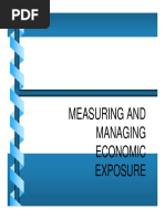 Managing & Measuring Economic Exposure