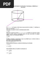 Cambio de Coordenadas