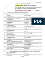 MM Model Question Paper