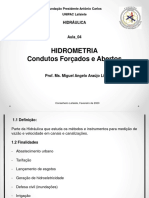 Aula 04 - Condutos Forçados e Abertos