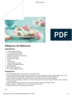 Alfajores de Maizena