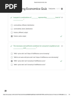 Engineering Economics Quiz PDF