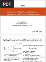 ESR MSC Previous