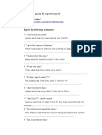 Lesson 5 - Group B - Reported Speech