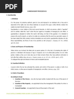 (Herrera, at Pp. 235) : Guardianship Proceedings I. Guardianship I. Definition