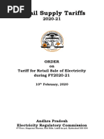 Electricity Retail Supply Tariff (Andhra Pradesh) 2020-21