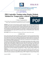 PID Controller Tuning Using Ziegler-Nichols Method For Temperature Control of Thermal Cycler