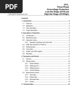 OV3 - Three-Phase Overvoltage Protection Low-Set Stage (OV3Low) High-Set Stage (OV3High)