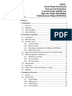 DOC6 - Three-Phase Directional Overcurrent Protection Low-Set Stage (DOC6Low) High-Set Stage (DOC6High) Instantaneous Stage (DOC6Inst)